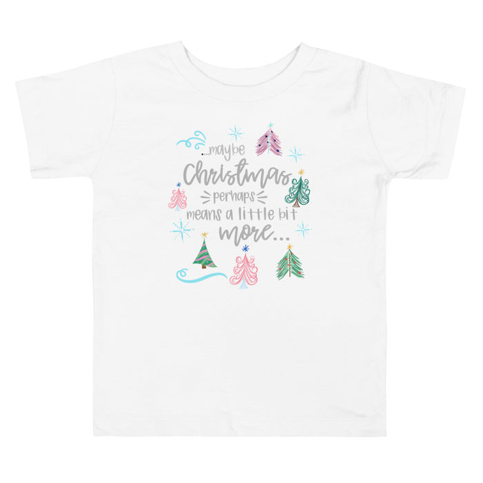 Grinch Toddler Holiday Christmas Tree Grinchmas Toddler T-Shirt