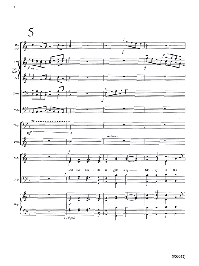 Hark! The Herald Angels Sing - Score and Parts