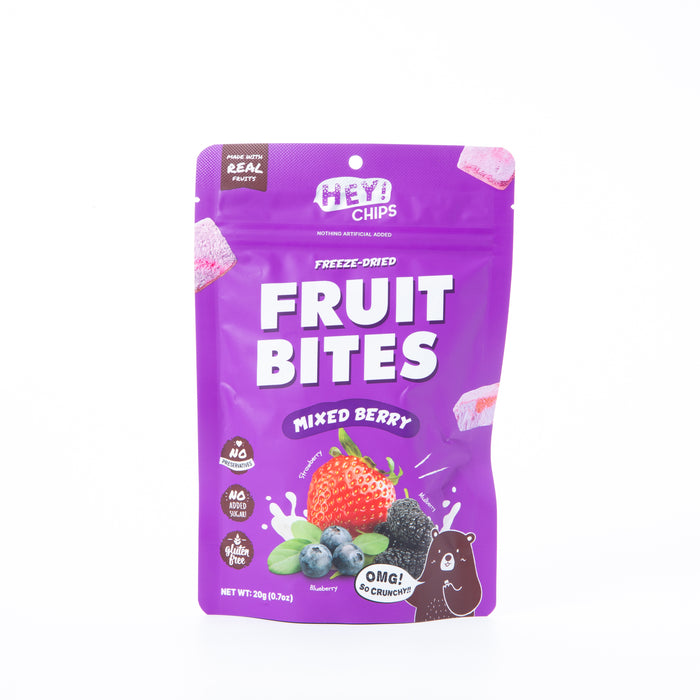 Hey! Chips Freeze-Dried Mixed Berry Fruit Bites 20g