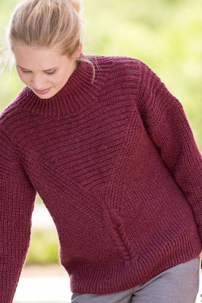 Hickory Grove Pullover Pattern Universal Yarn