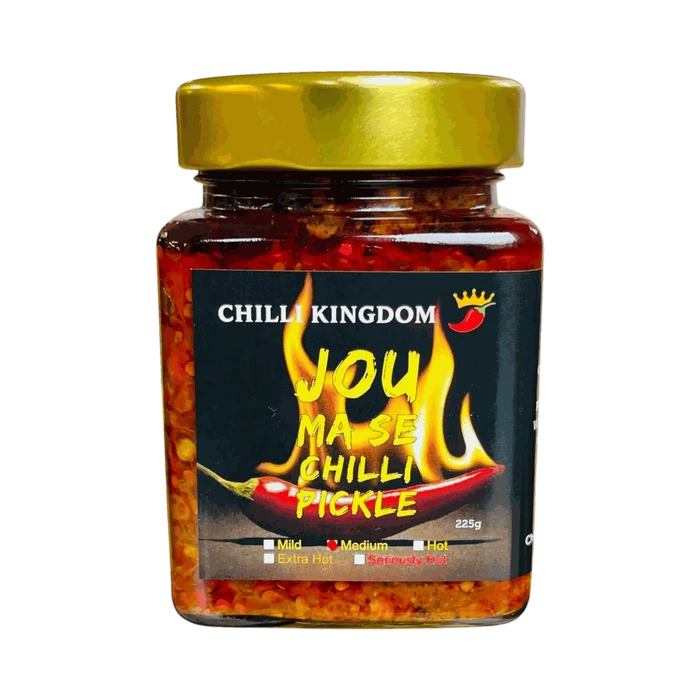 Chilli Kingdom Jou Ma se Chilli Pickle medium heat South African-style 225g jar