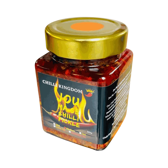 Chilli Kingdom Jou Ma se Chilli Pickle medium heat South African-style 225g jar