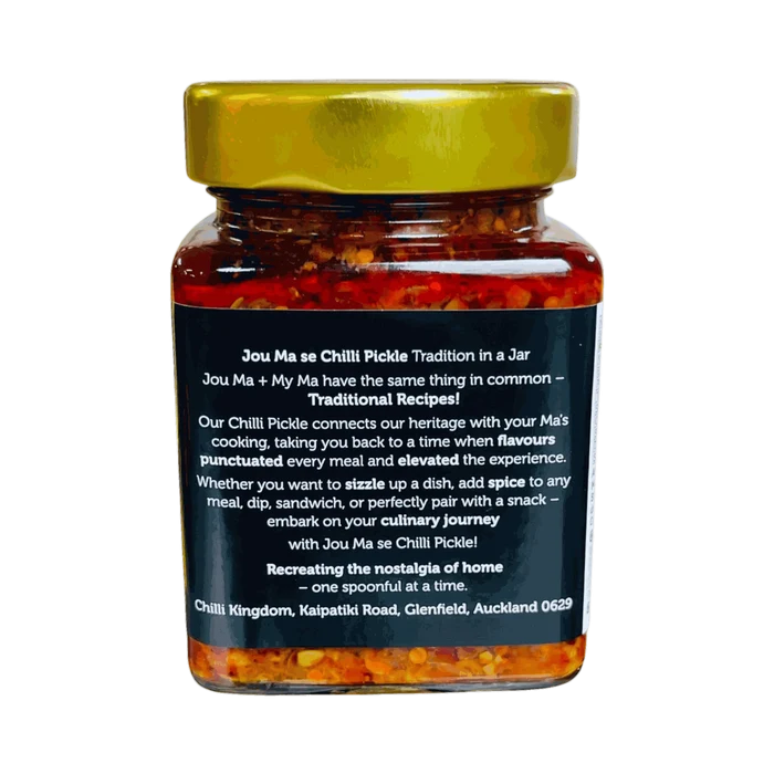 Chilli Kingdom Jou Ma se Chilli Pickle 225g medium heat South African-style condiment