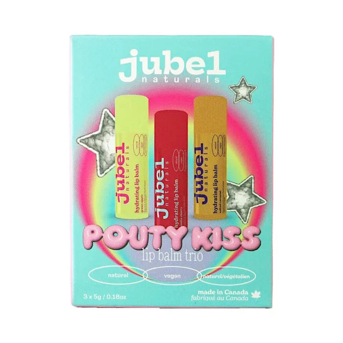 Jubel Naturals Frosty Kiss Lip Balm Trio