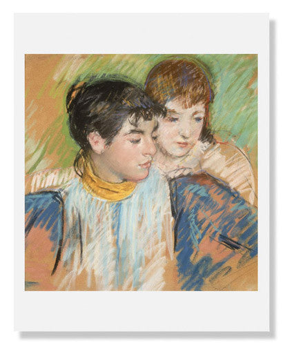 MFA Prints archival replica print of Mary Stevenson Cassatt, Study for The Banjo from the Museum of Fine Arts, Boston collection.