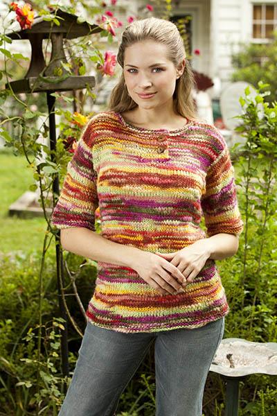 Morning Market Tee Pattern Universal Yarn
