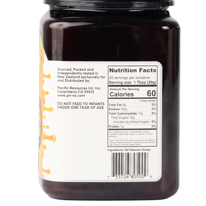 Pacific Resources Manuka Honey Bio Active 20+ 500g