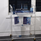 Painted Mosaic Menorah Tray - Elegant Linen