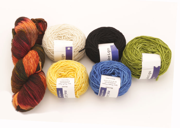 Malabrigo - Merino Worsted / Dark Sun Conure