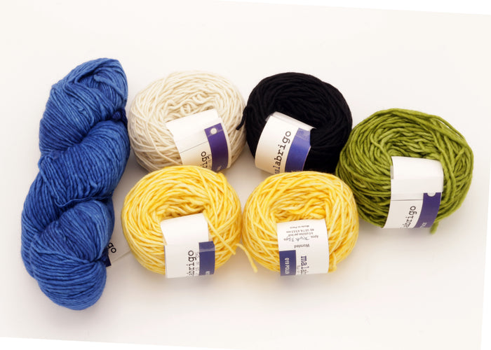 Malabrigo - Merino Worsted / Blue & Gold Macaw