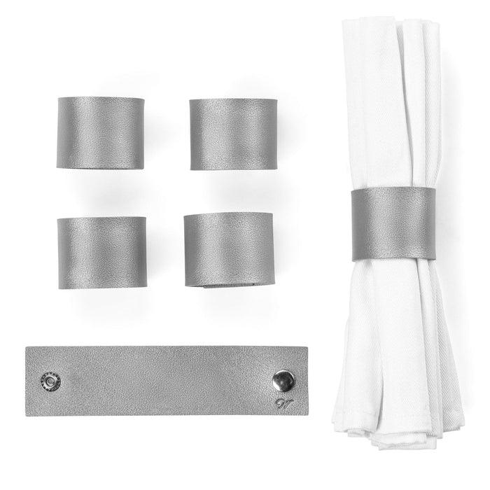 Personalized Leather Napkin Wraps