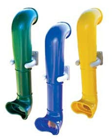 Playset Periscope Swing Set Accessory in green, blue, and yellow durable plastic with clear lens and mounting bracket