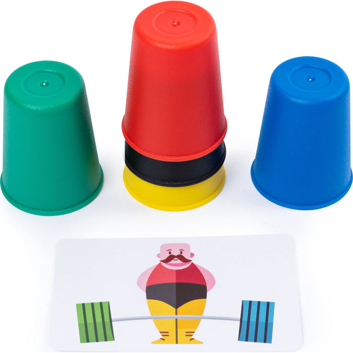 Quick Cups, Match ‘n’ Stack Family Game for Kids Aged 6 and Up