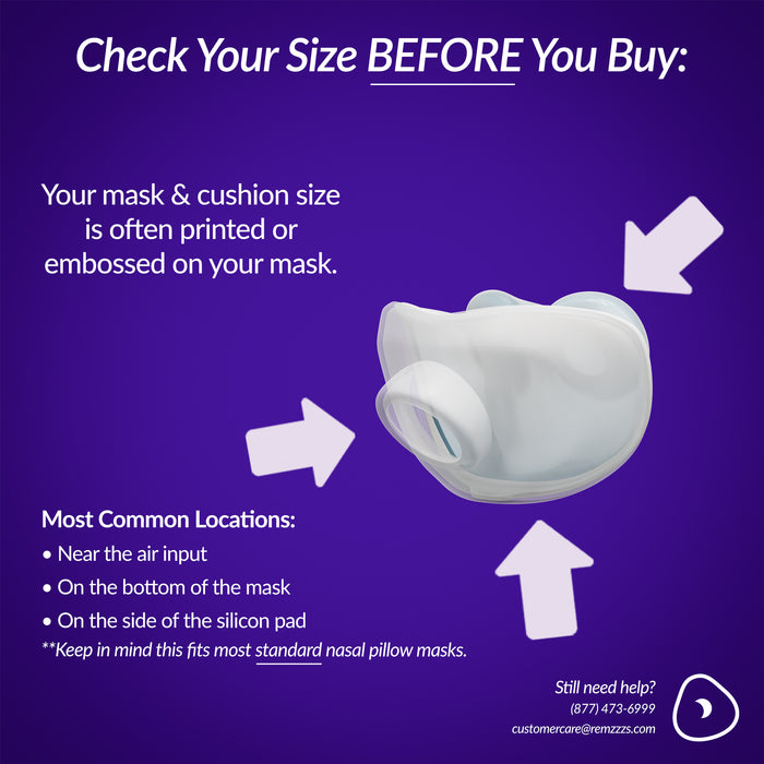 RemZzzs® 7A-NPK Nasal Pillow CPAP Mask Liner | Universal