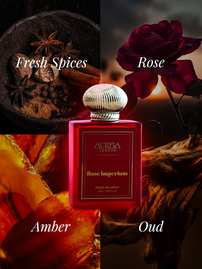 Rose Imperium By Aureia London | 48 Hours Long Lasting Extrait de Parfum