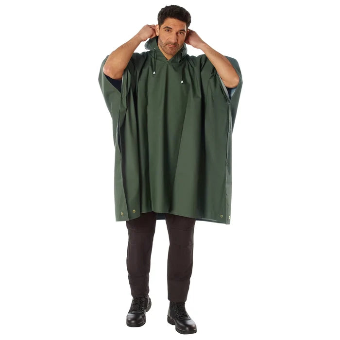 Rothco Rubberized Rainwear Poncho