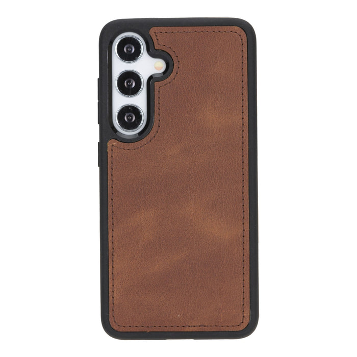Samsung Galaxy S24 Magnetic Detachable Leather Wallet Case by Hardiston - premium Samsung S - 24 Cases