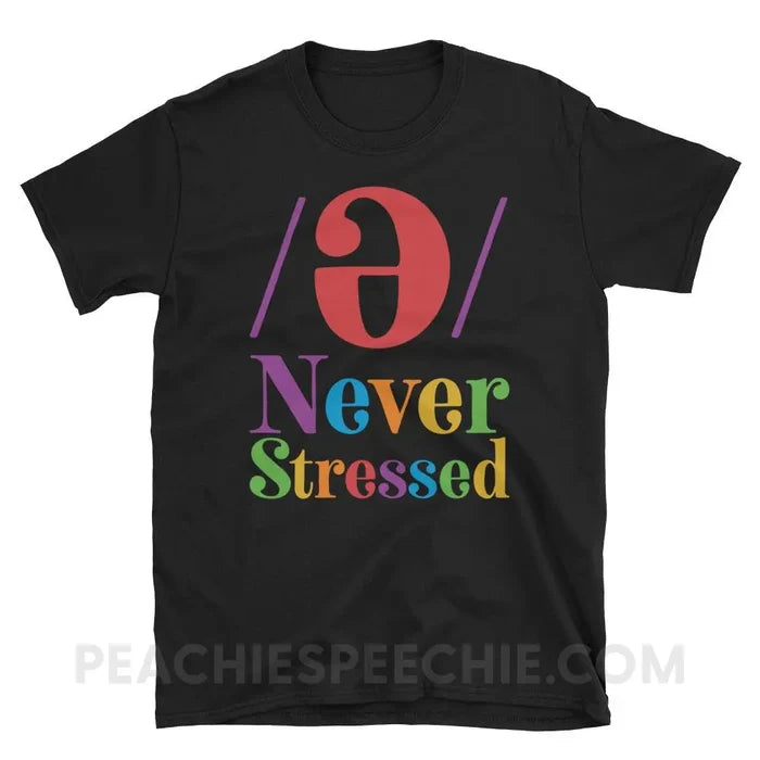 Schwa Classic Tee - Black / S - T-Shirts & Tops peachiespeechie.com