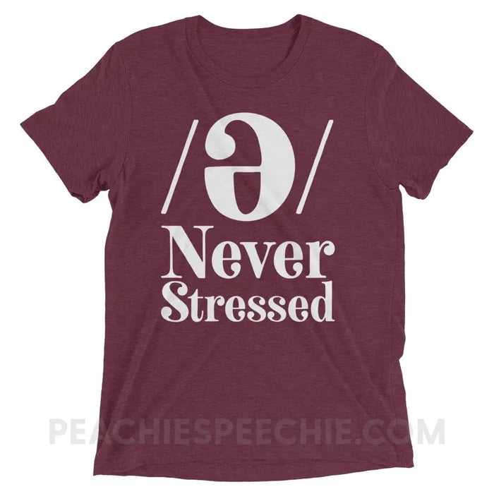 Maroon Triblend / XS
