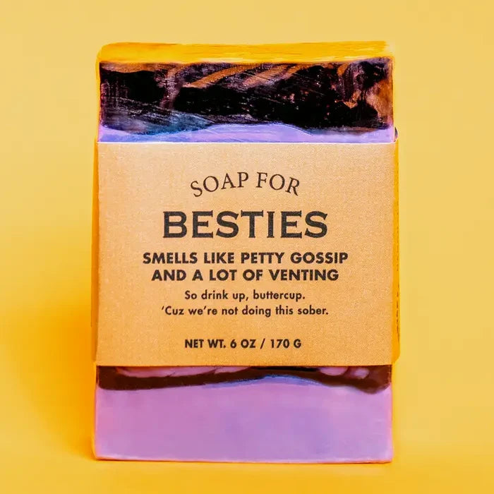 Soap For Besties | Funny Soap by Whiskey River Soap Company