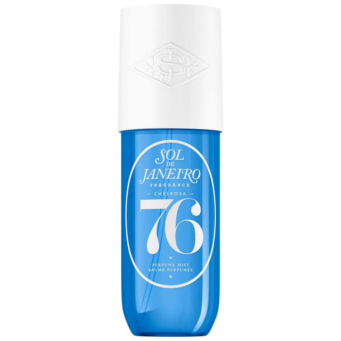 Sol de Janeiro Cheirosa 76 Perfume Mist 240ml, a floral-scented fragrance in a sleek spray bottle.