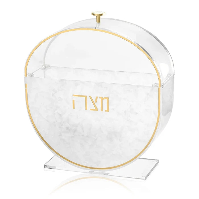 Standing Pearlstone Matzah Box
