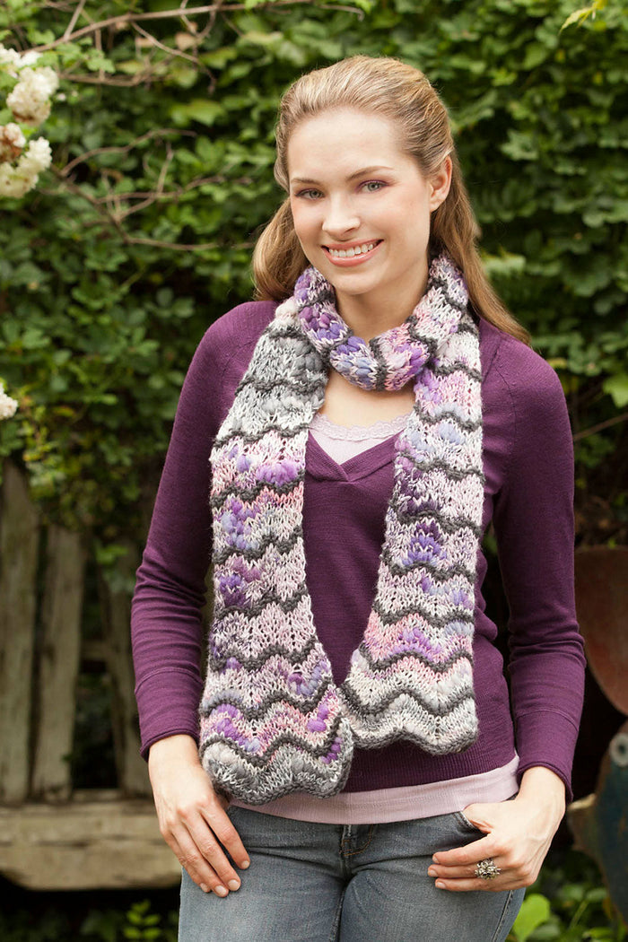 Stone Path Scarf Pattern Universal Yarn