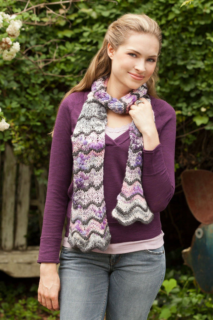 Stone Path Scarf Pattern Universal Yarn