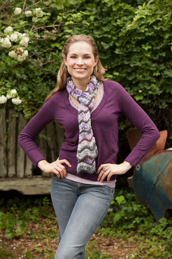 Stone Path Scarf Pattern Universal Yarn