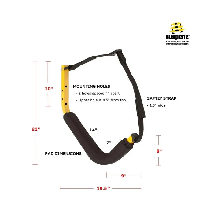 SUSPENZ EZ KAYAK RACK