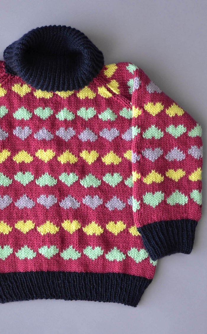 Sweetheart Sweater Pattern Universal Yarn