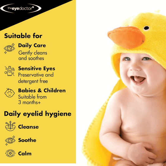 The Eye Doctor Sensitive Baby Eyelid Wipes