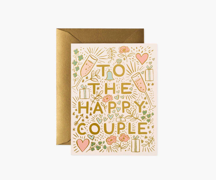 To the Happy Couple Greeting Card - The Preppy Bunny