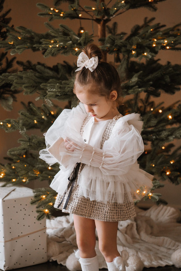 Vera Tweed Blouse and Skirt Set - Petite Maison Kids