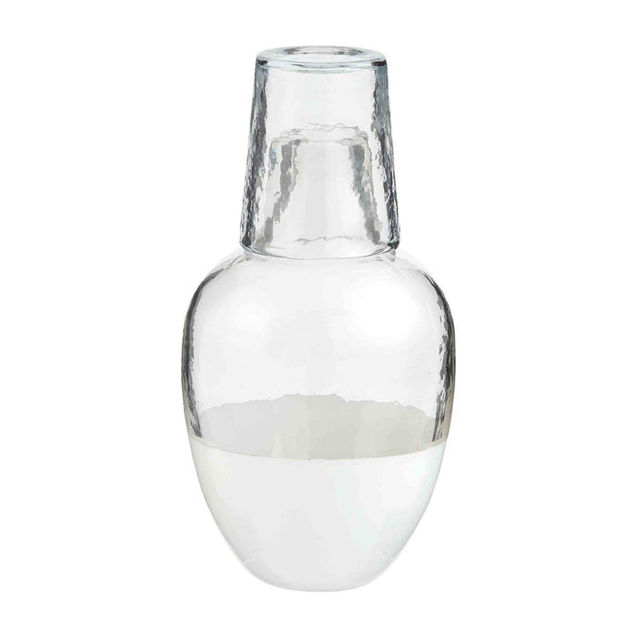 White Glass Carafe Set - Pine & Moss