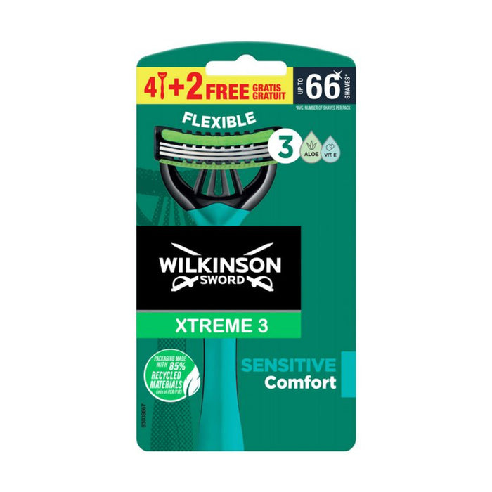 WILKINSON XTREME 3 SENSITIVE X6 RASOI