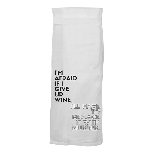 Wine Murder Towel