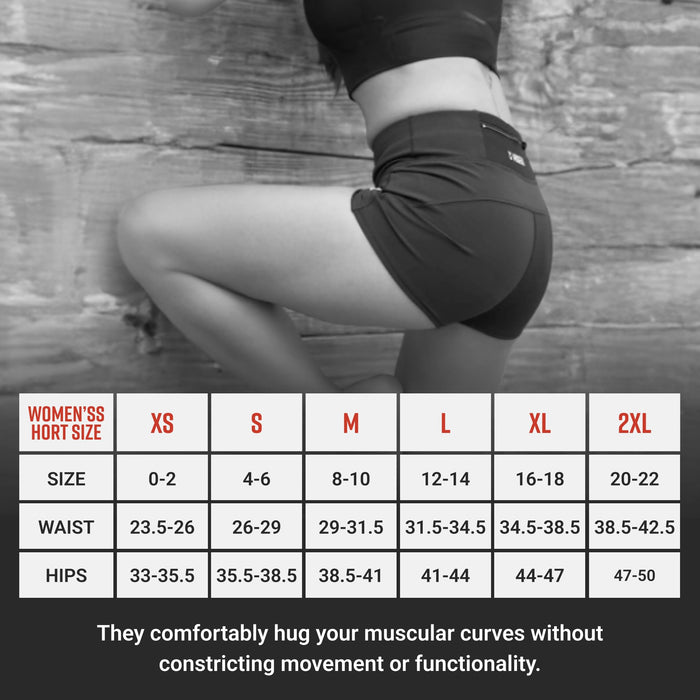 Women's Flex-Fit Compression Shorts 2-inch Inseam
