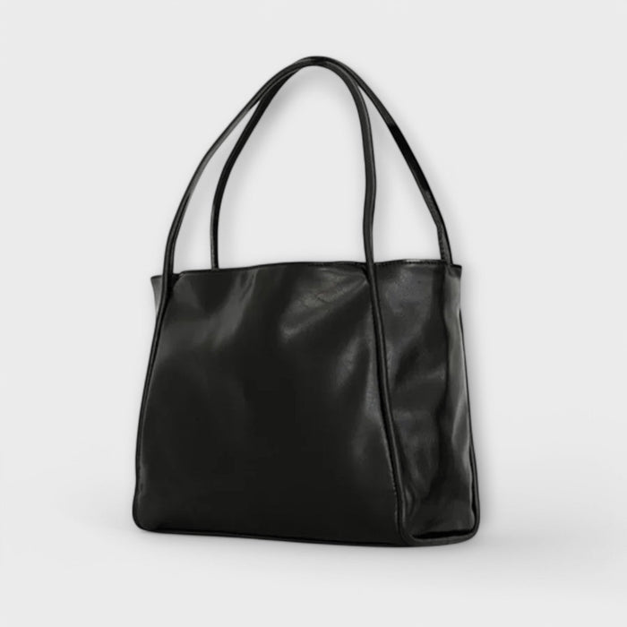 Women's Structured Handbag in Black, Brown or Red