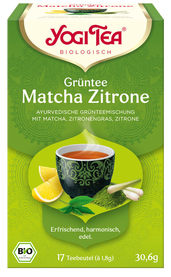 Yogi Tea - Grüntee Matcha Zitrone Bio
