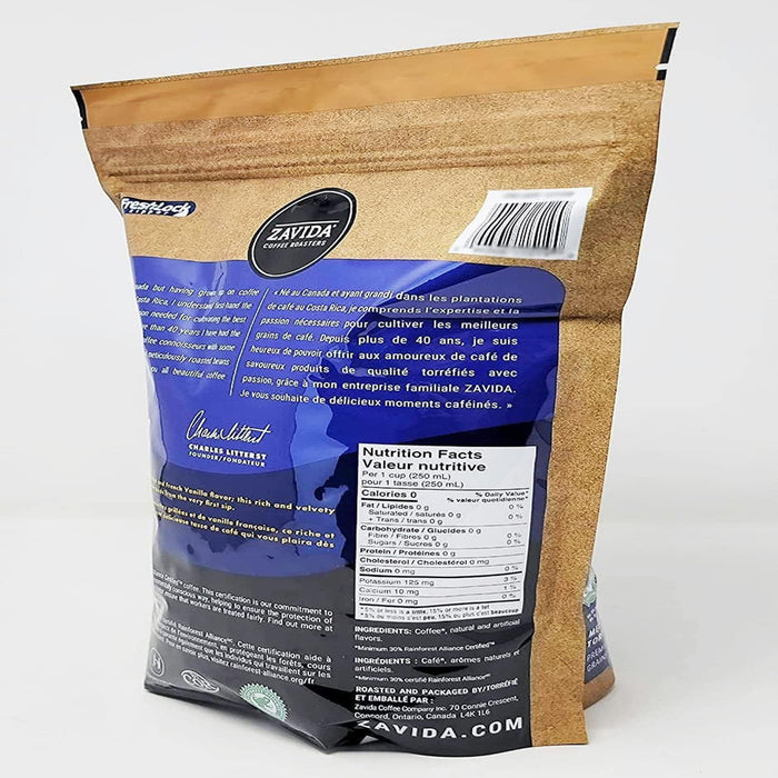 Zavida Whole Medium Roast Coffee Beans (Hazelnut Vanila) 907g - Shoppers-kart.com